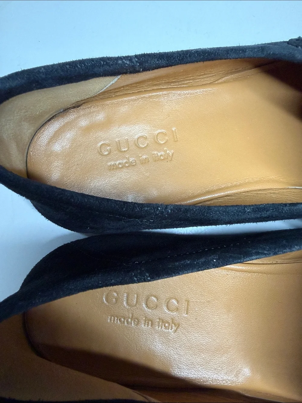 Gucci Web Black Suede Horesbit Loafers Mens Size UK 7 US 8